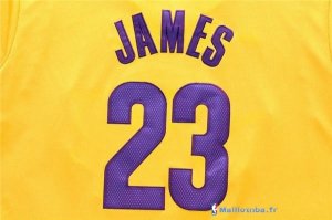 Maillot NBA Pas Cher MC Cleveland Cavaliers LeBron James 23 Jaune