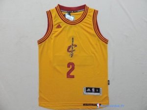 Maillot NBA Pas Cher Cleveland Cavaliers Junior Kyrie Irving 2 Jaune