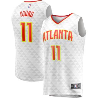 Atlanta Hawks Trae Young Fanatics Branded White Fast Break Replica Player Jersey - Association Edition