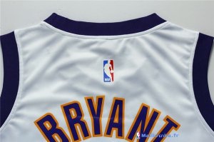 Maillot NBA Pas Cher Los Angeles Lakers Femme Blanc Kobe Bryant 24