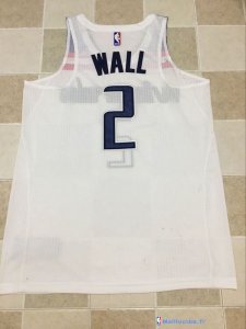 Maillot NBA Pas Cher Washington Wizards John Wall 2 Todo Blanc 2017/18