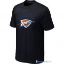 T-Shirt NBA Pas Cher Oklahoma City Thunder Noir