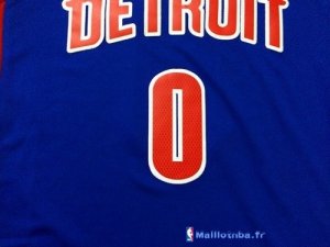 Maillot NBA Pas Cher Detroit Pistons Andre Drummond 0 Bleu