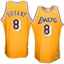 Maillot NBA Pas Cher Los Angeles Lakers Kobe Bryant 8 Jaune