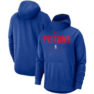 Detroit Pistons Nike Blue Spotlight Performance Pullover Hoodie