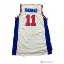 Maillot NBA Pas Cher Detroit Pistons Isiah Thomas 11 Blanc