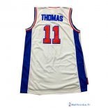 Maillot NBA Pas Cher Detroit Pistons Isiah Thomas 11 Blanc