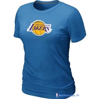 T-Shirt NBA Pas Cher Femme Los Angeles Lakers Bleu