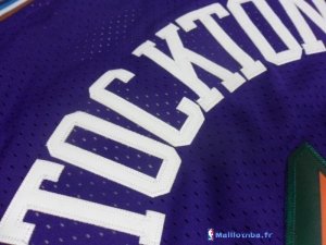 Maillot NBA Pas Cher Utah Jazz John Stockton 12 Pourpre