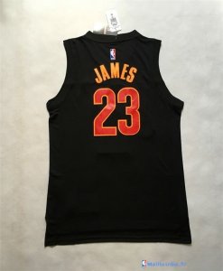 Maillot NBA Pas Cher Finales Cleveland Cavaliers LeBron James 23 Noir