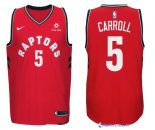 Maillot NBA Pas Cher Toronto Raptors Bruno Caboclo 5 Rouge 2017/18