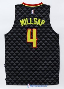 Maillot NBA Pas Cher Atlanta Hawks Paul Millsap 4 Noir