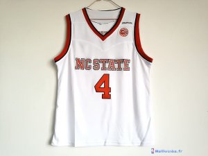 Maillot NCAA Pas Cher North Carolina JR. Smith 4 Blanc