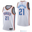 Maillot NBA Pas Cher Oklahoma City Thunder Andre Roberson 21 Blanc Association 2017/18