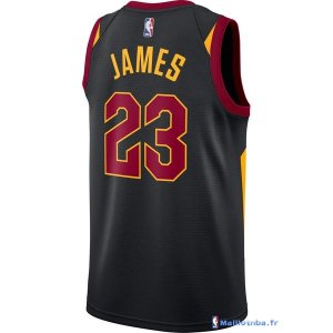 Maillot NBA Pas Cher Cleveland Cavaliers LeBron James 23 Noir Statement 2017/18