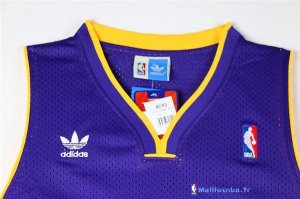 Maillot NBA Pas Cher Los Angeles Lakers Shaquille O'Neal 34 Pourpre