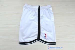 Pantalon NBA Pas Cher Brooklyn Nets Blanc