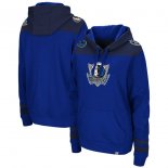 Dallas Mavericks Majestic BlueNavy Triple Double Pullover Hoodie