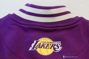 Survetement En Laine NBA Los Angeles Lakers Kobe Bryant 24 Pourpre