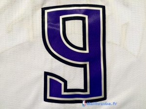 Maillot NBA Pas Cher Sacramento Kings Rajon Rondo 9 Blanc