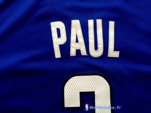 Maillot NBA Pas Cher Los Angeles Clippers Chris Paul 3 Bleu