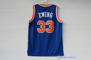 Maillot NBA Pas Cher New York Knicks Patrick Ewing 33 Bleu