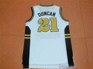 Maillot NCAA Pas Cher Wake Forest Tim Duncan 21 Blanc