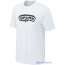 T-Shirt NBA Pas Cher San Antonio Spurs Blanc 1