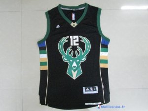 Maillot NBA Pas Cher Milwaukee Bucks Jabari Parker 12 Noir