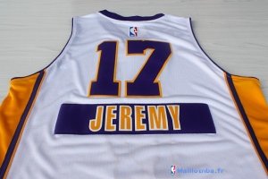 Maillot NBA Pas Cher Noël Los Angeles Lakers Jeremy 17 Blanc