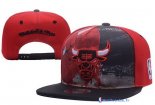 Bonnet NBA Chicago Bulls 2017 Rouge Noir 3