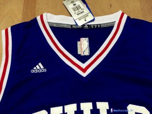 Maillot NBA Pas Cher Philadelphia Sixers Julius Erving 8 Bleu