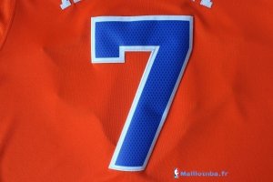 Maillot NBA Pas Cher Noël New York Knicks Anthony 7 Orange