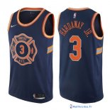 Maillot NBA Pas Cher New York Knicks Tim Hardaway Jr 3 Nike Bleu Ville 2017/18