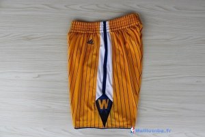 Pantalon NBA Pas Cher Golden State Warriors Jaune