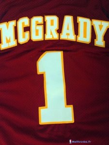 Maillot NCAA Pas Cher Mountzion Tracy McGrady 1 Rouge