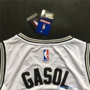 Maillot NBA Pas Cher San Antonio Spurs Pau Gasol 16 Blanc