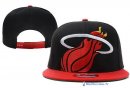 Bonnet NBA Miami Heat 2016 Noir Rouge 8