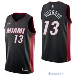 Maillot NBA Pas Cher Miami Heat Bam Adebayo 13 Noir Icon 2017/18