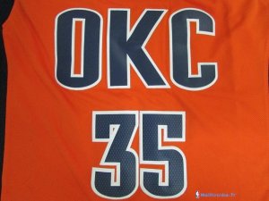 Maillot NBA Pas Cher Oklahoma City Thunder Kevin Durant 35 Orange