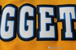 Maillot NBA Pas Cher Denver Nuggets JaVale McGee 34 Jaune