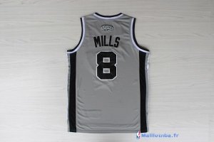 Maillot NBA Pas Cher San Antonio Spurs Patty Mills 8 Gris