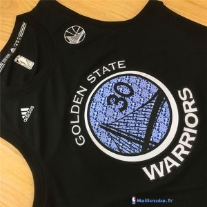 Maillot NBA Pas Cher Golden State Warriors Stephen Curry 30 Noir Blanc