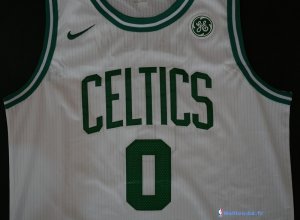 Maillot NBA Pas Cher Boston Celtics Jayson Tatum 0 Blanc 2017/18