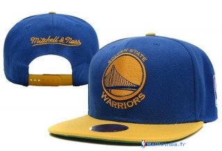 Bonnet NBA Golden State Warriors 2016 Bleu Jaune