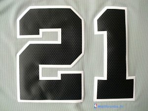 Maillot NBA Pas Cher San Antonio Spurs Tim Duncan 21 Gris