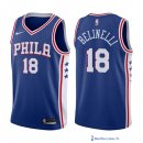 Maillot NBA Pas Cher Philadelphia Sixers Marco Belinelli 18 Bleu Icon 2017/18