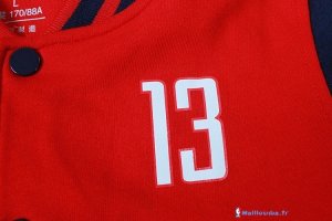 Survetement En Laine NBA Houston Rockets James Harden 13 Rouge