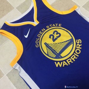 Maillot NBA Pas Cher Golden State Warriors Draymond Green 23 Bleu Icon 2017/18