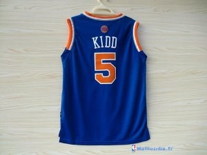 Maillot NBA Pas Cher New York Knicks Jason Kidd 5 Bleu